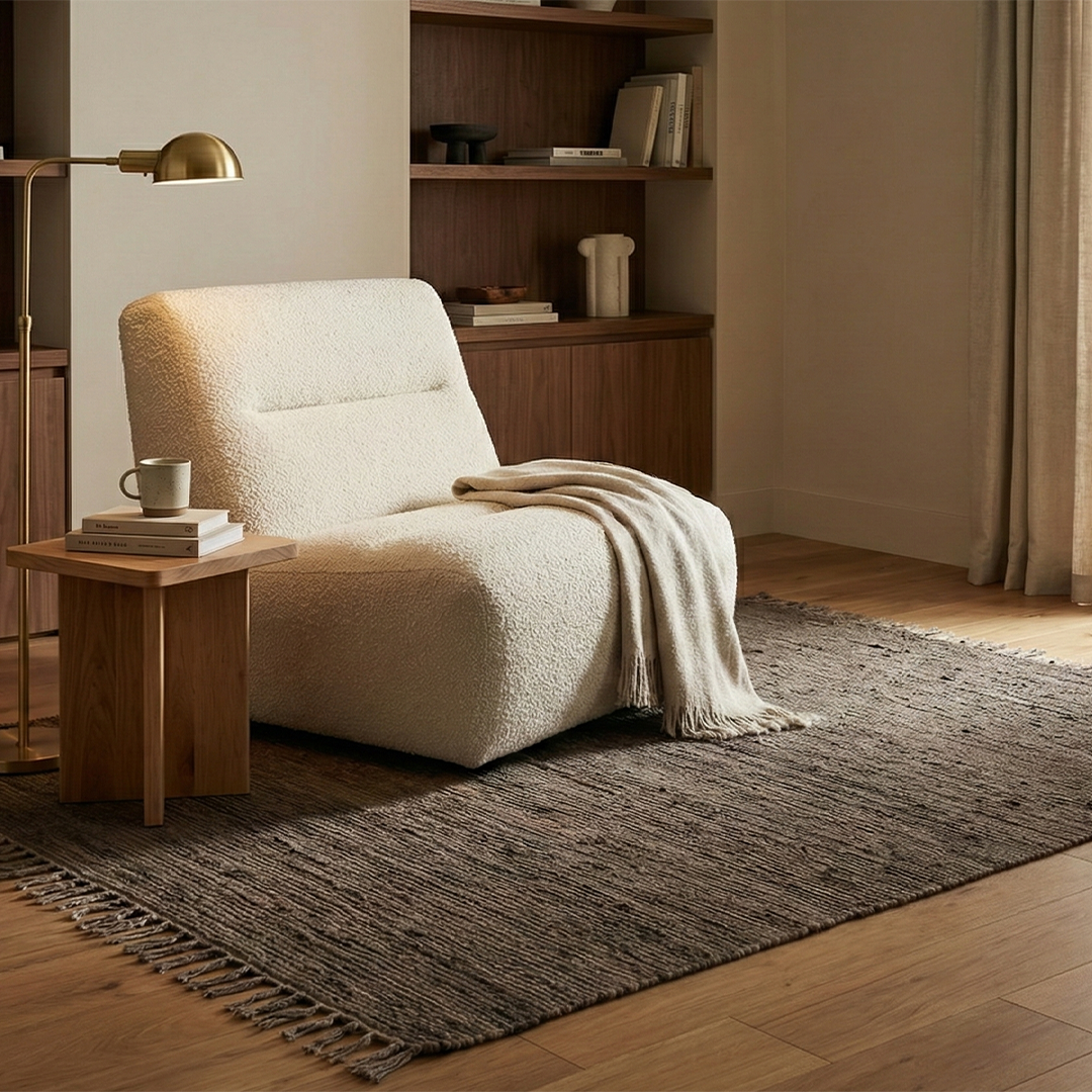 Chindi Baumwollteppich – Handgewebter Teppich aus recycelten Stoffen für Wohnzimmer & Schlafzimmer