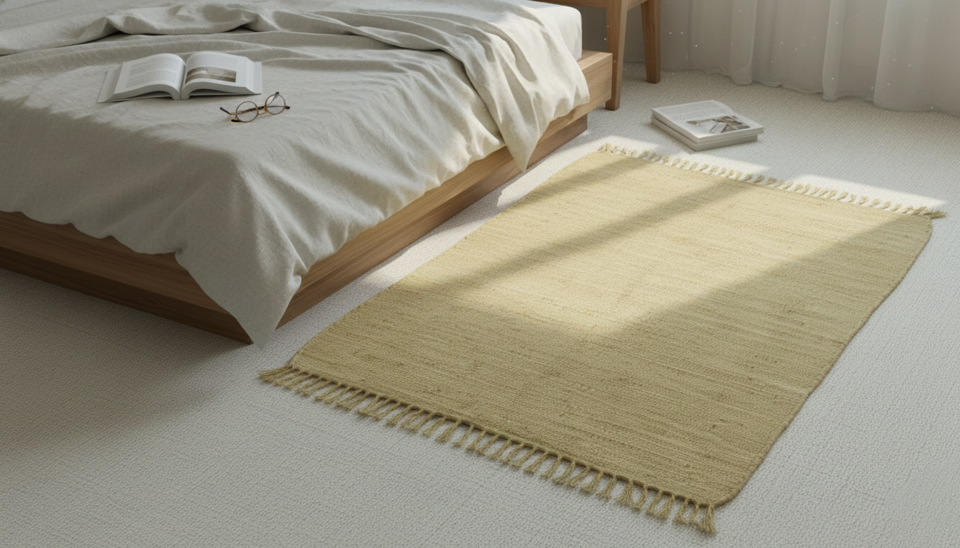 Chindi Baumwollteppich – Handgewebter Teppich aus recycelten Stoffen für Wohnzimmer & Schlafzimmer