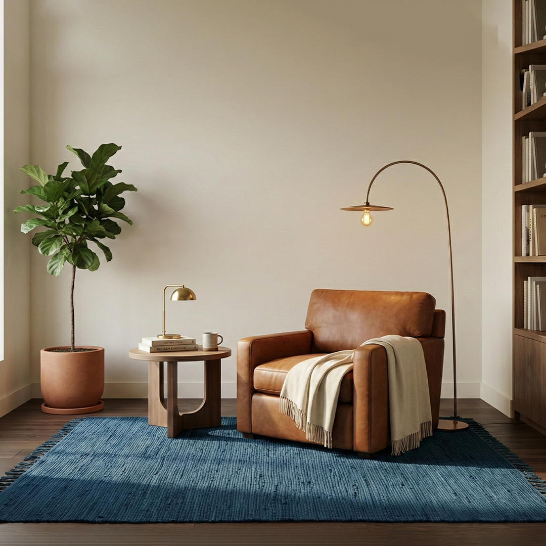 Chindi Baumwollteppich – Handgewebter Teppich aus recycelten Stoffen für Wohnzimmer & Schlafzimmer